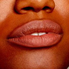 Brink Lippie Pencil lining and filling lips in a warm rosy nude, showing a smooth, creamy matte finish; studio close-up highlights precise edges and full coverage, showcasing the ColourPop Lippie Pencil shade for everyday wear.