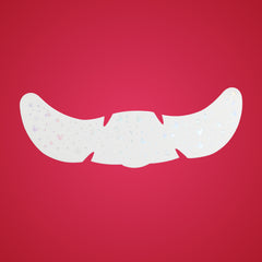 Single Glitter Face Freckle Tattoo sheet shaped to sit across the nose and cheeks