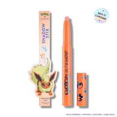 Flareon Multichrome Shadow Stix uncapped beside its box on white