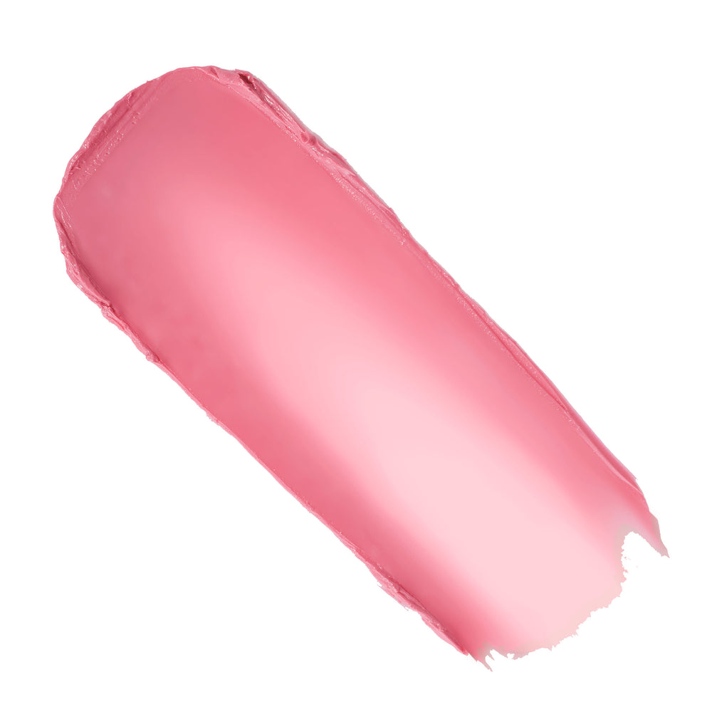 Metronome ColourPop Cream Blush swatch streaks smoothly to show a rosy pink gradient with a creamy sheen, isolated on a white background.