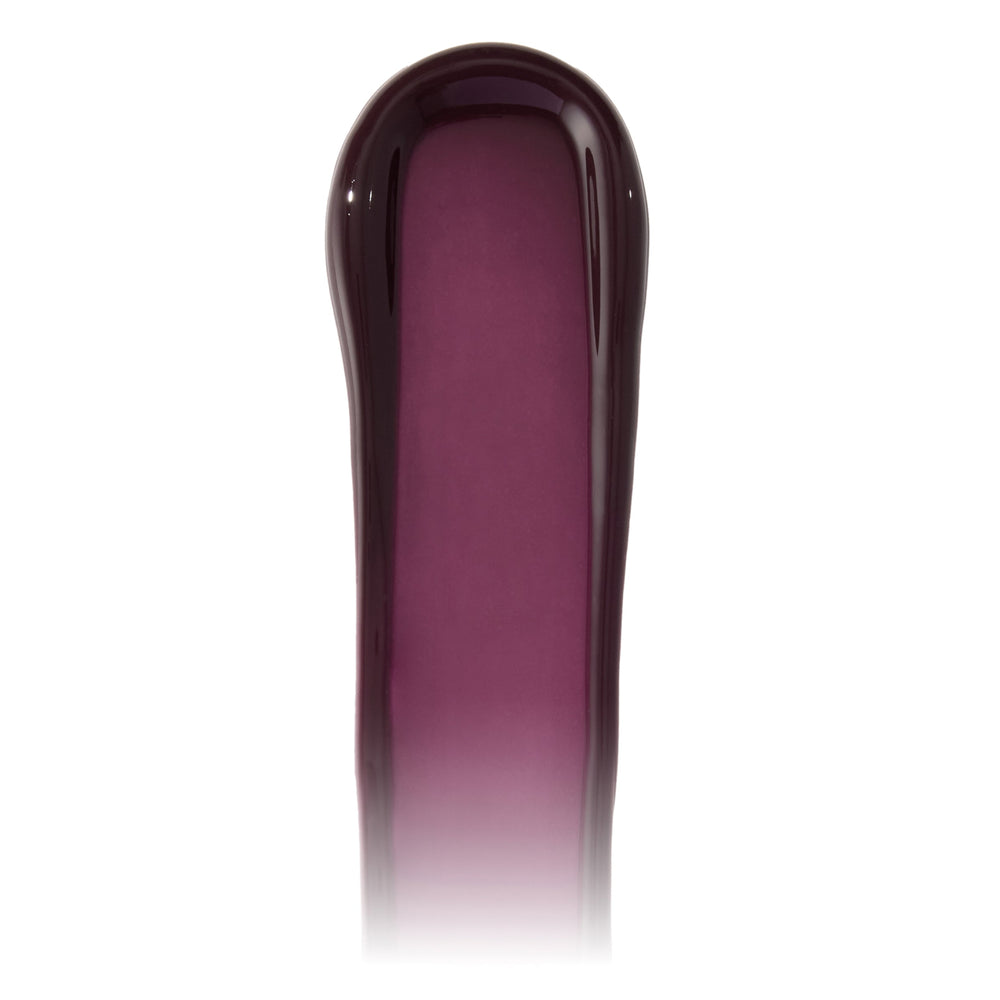Blueberry Pie Jelly Glow swatch, a sheer deep berry jelly